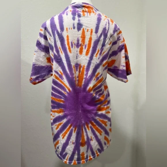 Orlando Solar Bears Tie-Dye Graphic Tee - Purple & Orange - Picture 4 of 7
